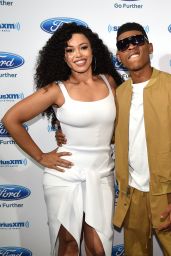 Elle Varner - Sirius XM Radio Interview at the Ford Motor Company Booth, Essence Festival in New Orleans 07/01/2017