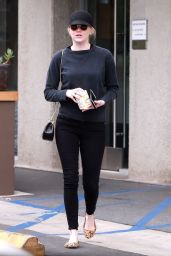 Emma Stone in Tight in Brentwood, CA 07/01/2017