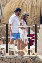 Eva Longoria - Enjoys a Day by the Sea on Board of a Luxury Yacht in Mallorca 07/23/2017