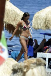 Fiona Swarovski in a Bikini - Beach in Hotel Regina, Ischia, Italy 07/10/2017