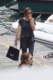 Heidi Klum and Boyfriend Vito Schnabel on holiday in Portofino 07/24/2017