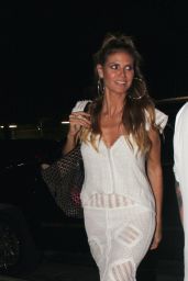 Heidi Klum Dressed in White - Night Out in New York 07/12/2017