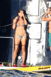 Heidi Klum in a Bikini - on a Yacht in Cap d