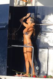 Heidi Klum in a Bikini - on a Yacht in Cap d