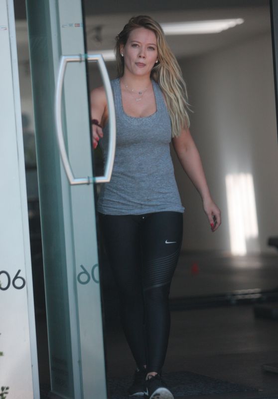 Hilary Duff at the Gym with ex Jason Walsh in West Hollywood 07/08/2017