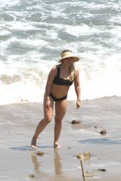 Hilary Duff in a Bikini - With a Mystery Man in Malibu,  07/09/2017