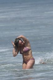 Hilary Duff in a Bikini - With a Mystery Man in Malibu,  07/09/2017