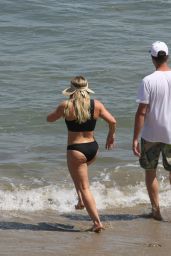 Hilary Duff in a Bikini - With a Mystery Man in Malibu,  07/09/2017