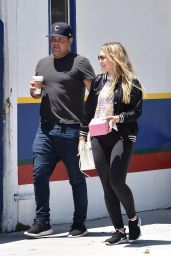Hilary Duff in Tights - Los Angeles 07/03/2017