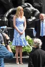 Ivanka Trump -Visits the Museum of Polish Jews and Lays Flowers at the Monument of the Warsaw Ghetto Heroes 07/06/2017