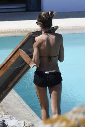 Izabel Goulart Bikini Candids - Pool Side in Mykonos 07/07/2017