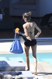 Izabel Goulart Bikini Candids - Pool Side in Mykonos 07/07/2017