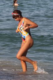 Jackie Cruz in Swimsuit - Beach in Barcelona 07/28/2017