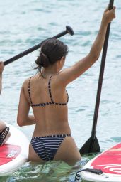 Jade Alleyne in Bikini on the Beach in Barbados 07/04/2017