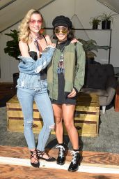 Jaime King and Vanessa Hudgens - The Hudson Jeans FYF Fest Style Lounge at Exposition Park in LA 07/23/2017