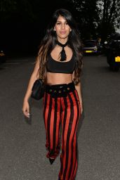 Jasmin Walia - Arriving at a Friends House for a Birthday Party in Essex 07/28/2017