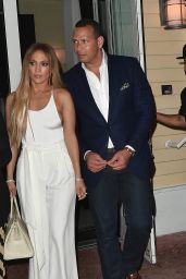 Jennifer Lopez and Alex Rodriguez - Prime 112 Restaurant in Miami 07/24/2017