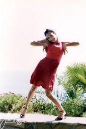 Jennifer Lopez in Red Dress - Photoshoot 1996