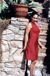 Jennifer Lopez in Red Dress - Photoshoot 1996