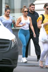 Jennifer Lopez in Tights - Los Angeles 07/21/2017