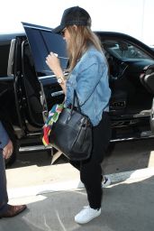 Jessica Alba - Departs LAX in Los Angeles 07/10/2017