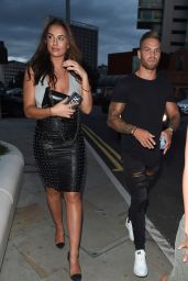 Jessica Shears - Arriving at Menagerie Restaurant in Manchester 07/13/2017