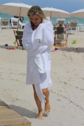 Joanna Krupa - Beach in Miami, FL 07/11/2017