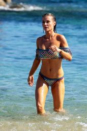 Joanna Krupa in a Bikini at a Beach on Mykonos 07/20/2017