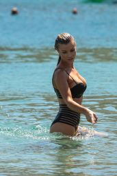 Joanna Krupa in Bikini - Beach on Mykonos Island, Greece 07/19/2017