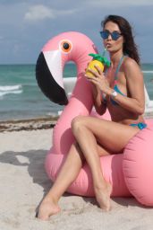 Julia Pereira Bikini Photoshoot - Miami Beach 07/14/2017