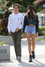 Kaia Gerber and Boyfriend at Park in Malibu 07/06/2017