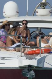 Kate del Castillo and Monica Estarreado - On a Luxury Yacht in Ibiza 07/26/2017