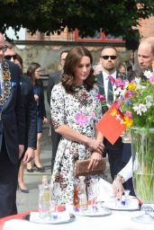 Kate Middleton at Long Market in Gdansk, Poland 07/18/2017
