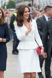 Kate Middleton is Looking All Stylish - Visit the Warsaw Rising Museum 07/17/ 2017