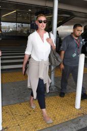 Katherine Heigl in Travel Outfit - Arriving at LAX Airport in LA 07/10/2017