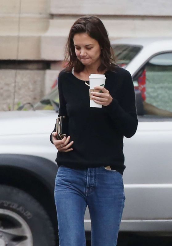 Katie Holmes in Jeans - Out in Montreal, Canada 06/30/2017