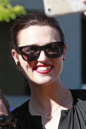 Katie McGrath - Out in Vancouver, Canada 07/17/2017