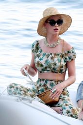 Katy Perry Summer Street Style - Out in Amalfi, Italy 07/16/2017