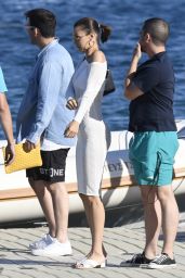 Kendall Jenner and Bella Hadid - Boat Trip on Nammos Beach in Mykonos 07/09/2017