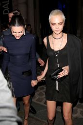 Kendall Jenner and Cara Delevingne – Vogue Party at Paris Fashion Week 07/04/2017