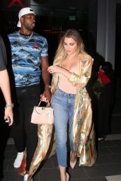 Khloe Kardashian and Tristan Thompson - Boa Restaurant in Hollywood 07/14/2017