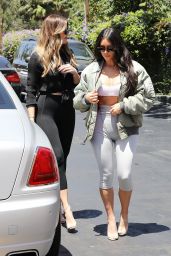 Kim Kardashian and Khloe Kardashian - Filming Their Reality Show at Chin Chin Restaurant in Studio City 07/26/2017