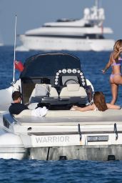 Kimberley Garner in Bikini on a Boat Trip in St Tropez 07/14/2017