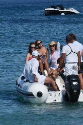 Kimberley Garner - On a Speedboat in St Tropez 07/12/2017