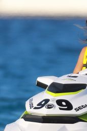 Kourtney Kardashian in a Swimsuit at The Beach in Saint Tropez 07/04/2017