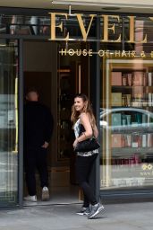 Kym Marsh  - Leaves Evelyn Hair and Beauty Salon in Manchester 07/21/2017