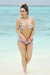 Lauryn Goodman Showing Off Her Bikini Body - Barbados 07/27/2017
