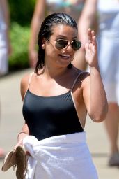 Lea Michele - Enjoys the Long Independence Day Weekend in Hawaii 06/30/2017