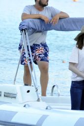 Lily Collins - Arrival in Hotel Regina Isabella in Ischia, Italy 07/14/2017