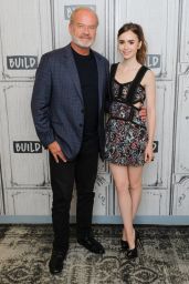 Lily Collins - Discussing The New Series "The Last Tycoon" on AOL Build Show in NYC 07/26/2017
